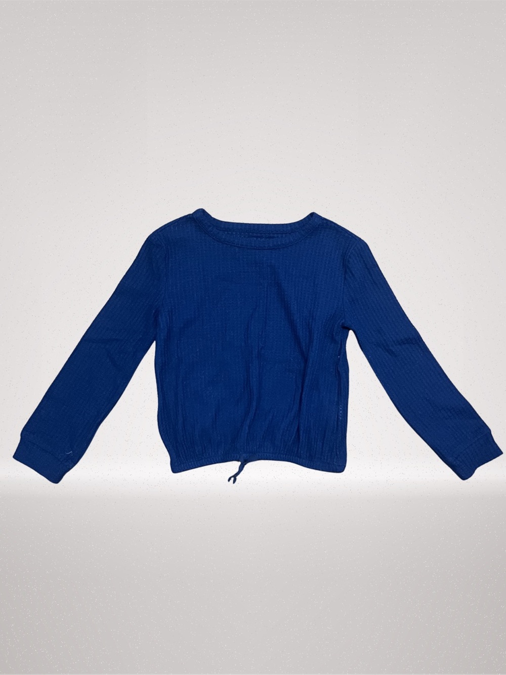 Epic Threads Girls Size 6 Blue Ribbed Long Sleeve Top